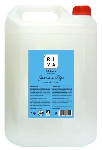 RIVA tek.mýdlo 5l bílé creme s glycerine | Toaletní mycí prostředky - Tekutá mýdla RIVA tek.mýdlo 5l bílé creme s glycerine | Toaletní mycí prostředky - Tekutá mýdla
